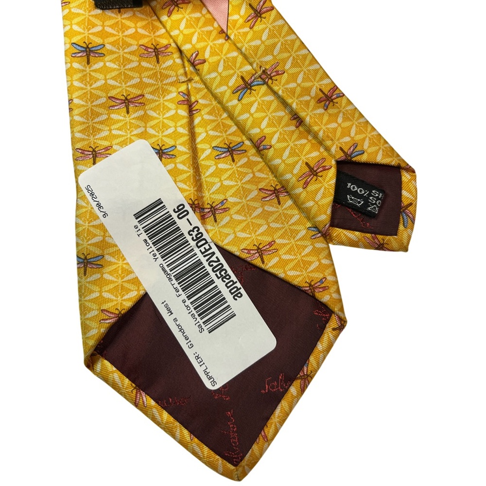 Salvatore Ferragamo Dragonfly Tie - Picture 4 of 4